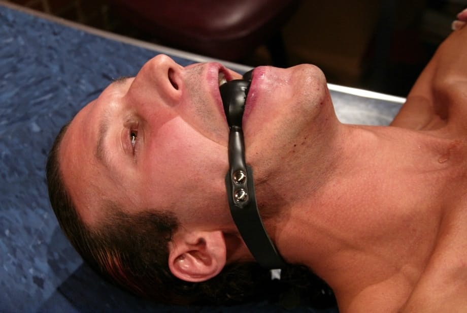 Redheaded Kendra James subjects her male sub to painful cock & ball treatment