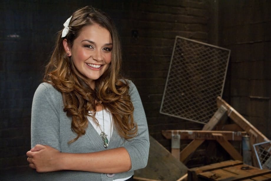 Nice girl Allie Haze gets her hands tied above her head before being groped