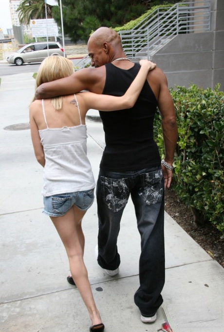 Fragile blonde brings big-dicked black man to her redhead friend Cherish Lay