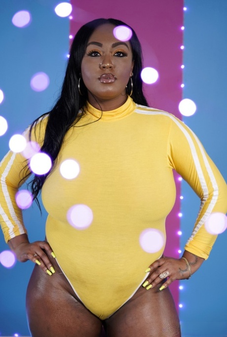 Voluptuous ebony Layton Benton getting nailed hard by a white stud