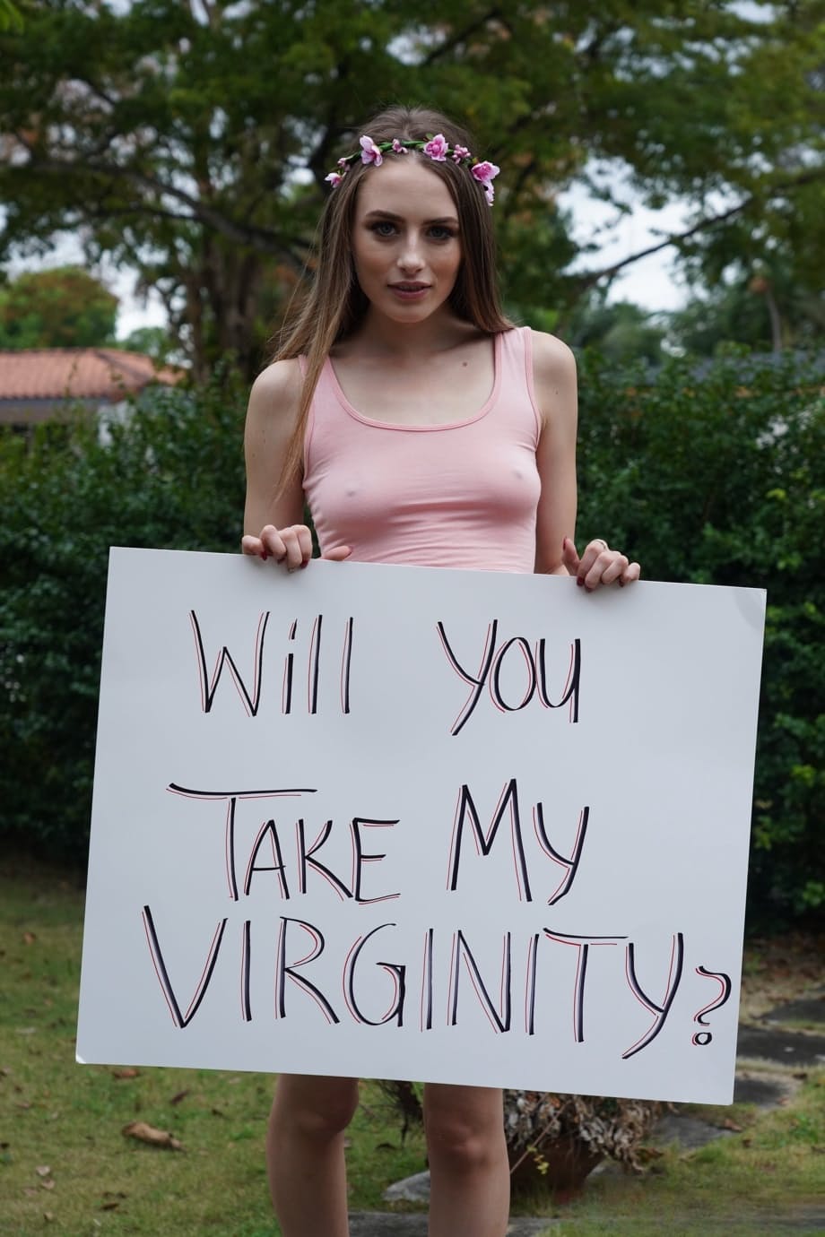 Pretty teen Kyler Quinn sucks and rides daddy's big dick on Valentine's day