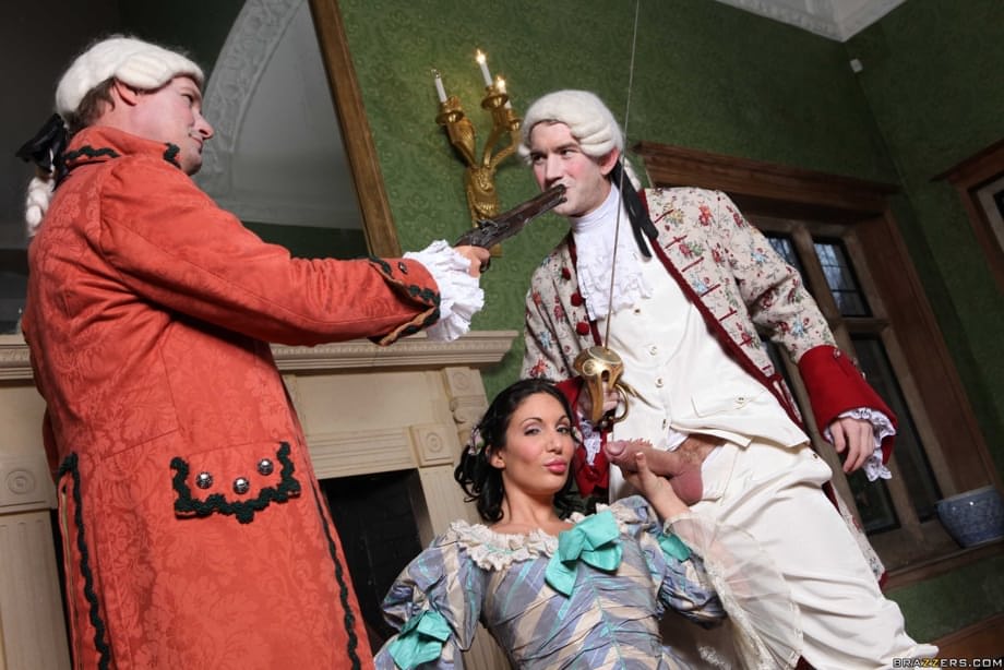 Saucy big boobed beauty Emily B gets roughly banged by Sir Danny D